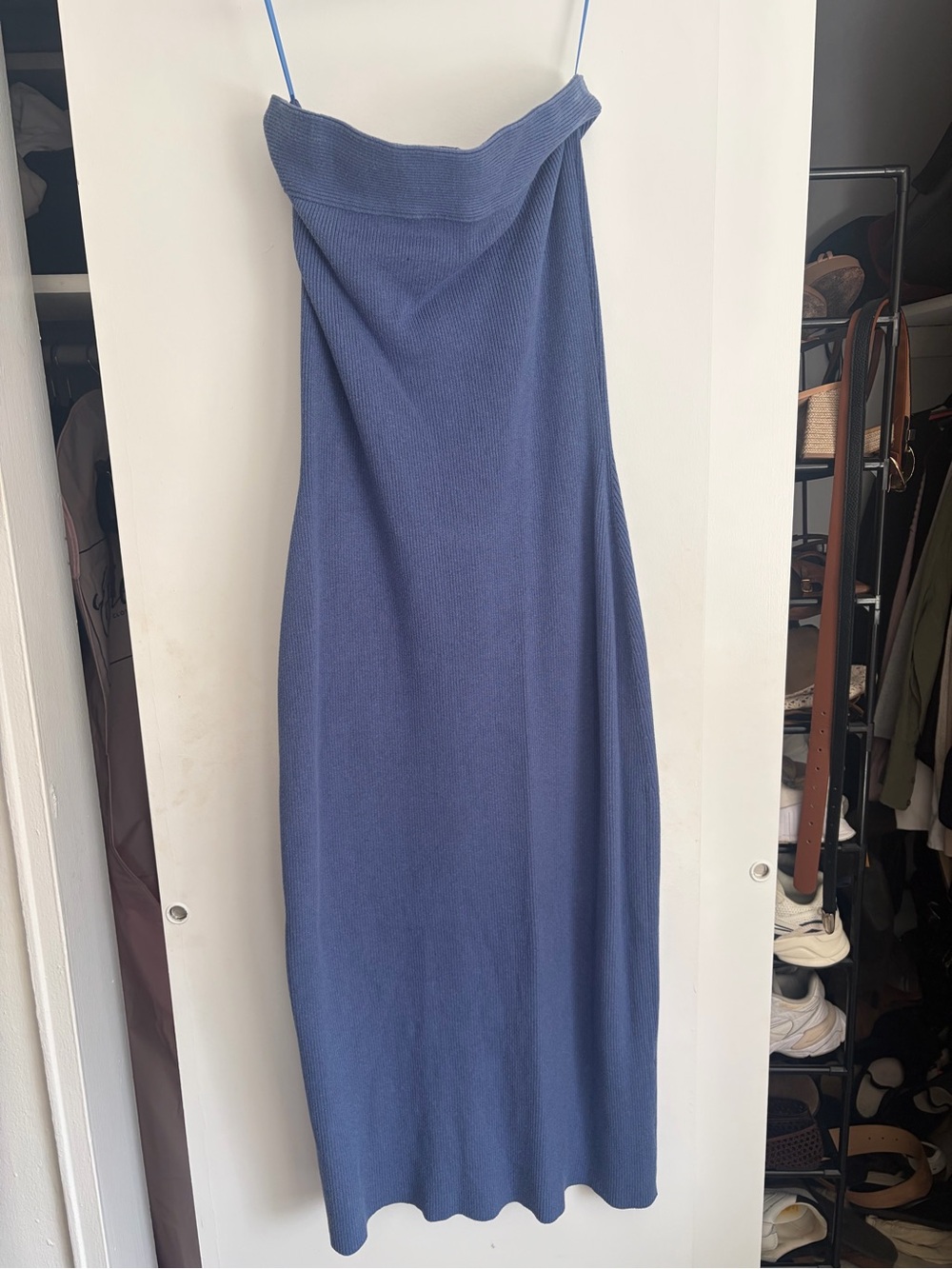 Free People knit strapless maxi dress
